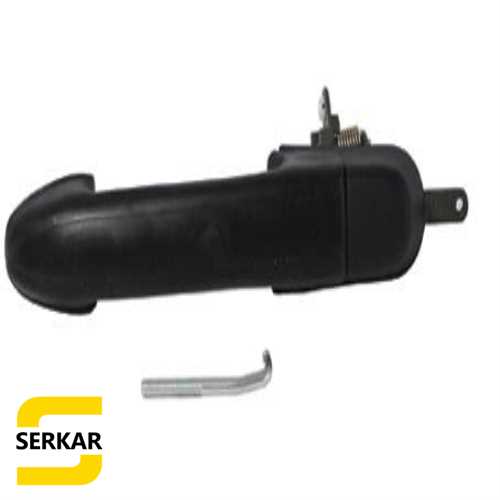 BRAVA KAPI AÇMA KOLU SİYAH ÇIZGISIZ KİLİTSIZ ARKA SAĞ 